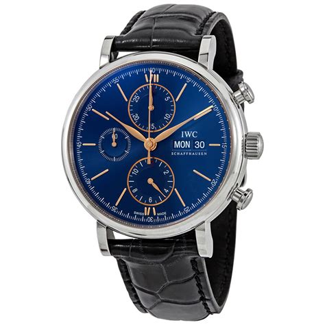 iwc portofino blue dial|iw391036.